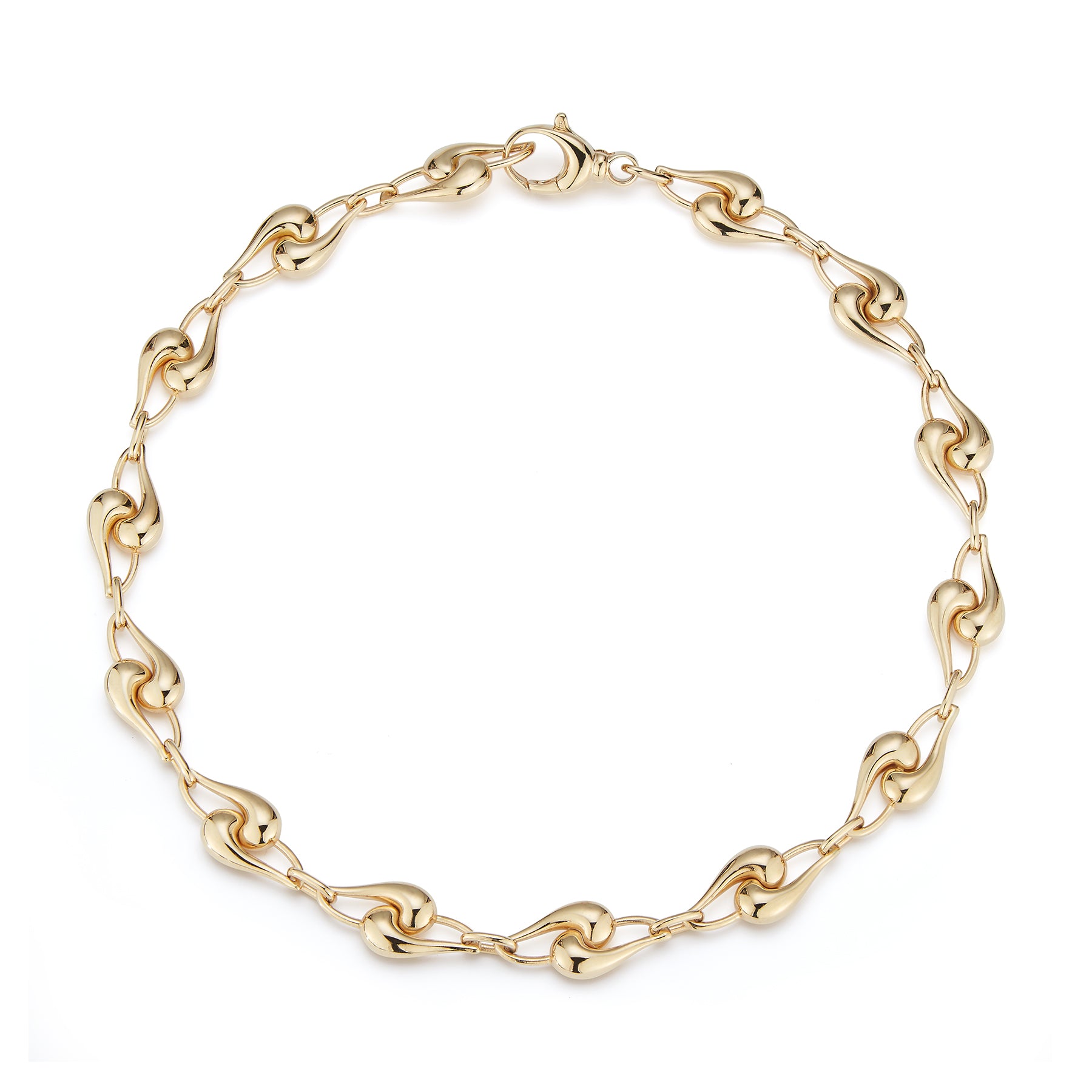 Large Knot Link Necklace