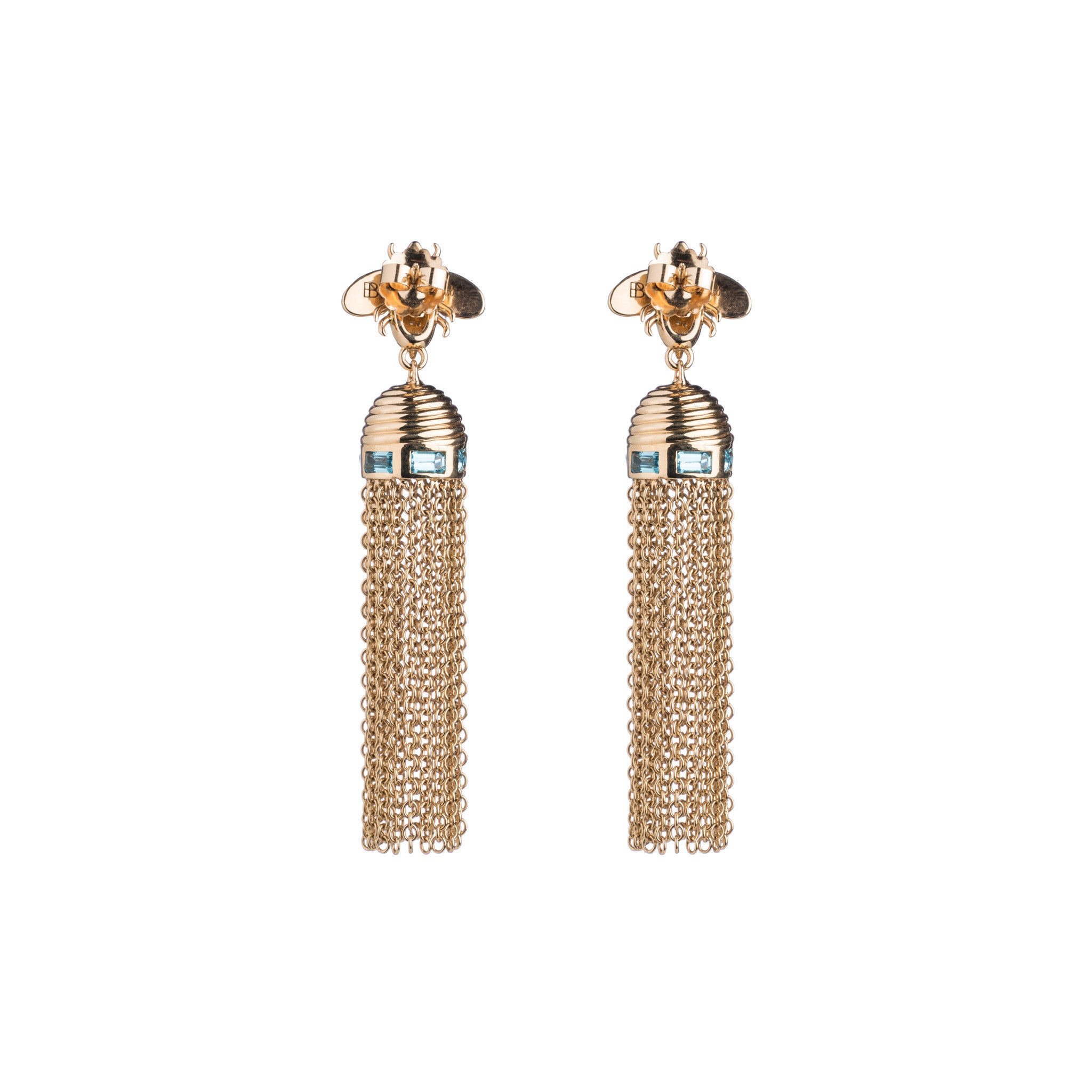 Bee-Hive Tassel Earrings