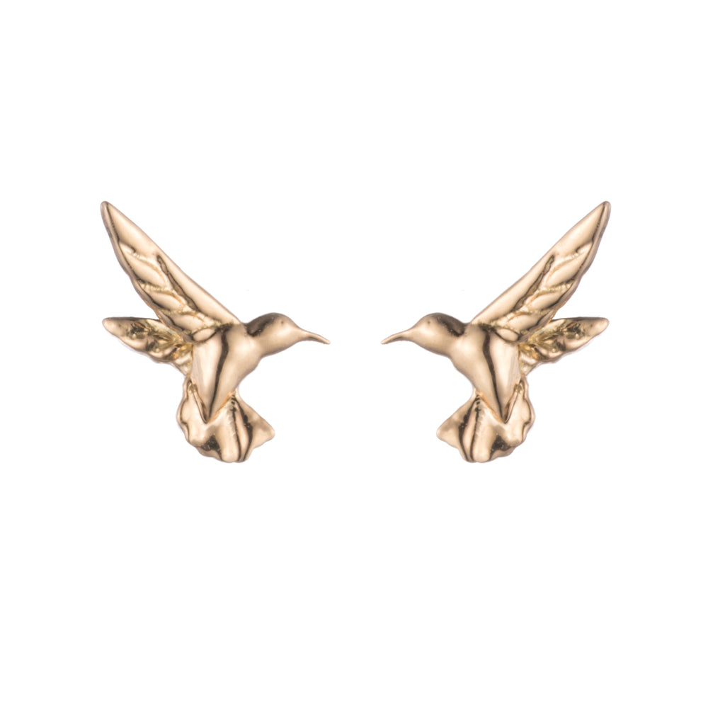 Mini Hummingbird Stud Earrings