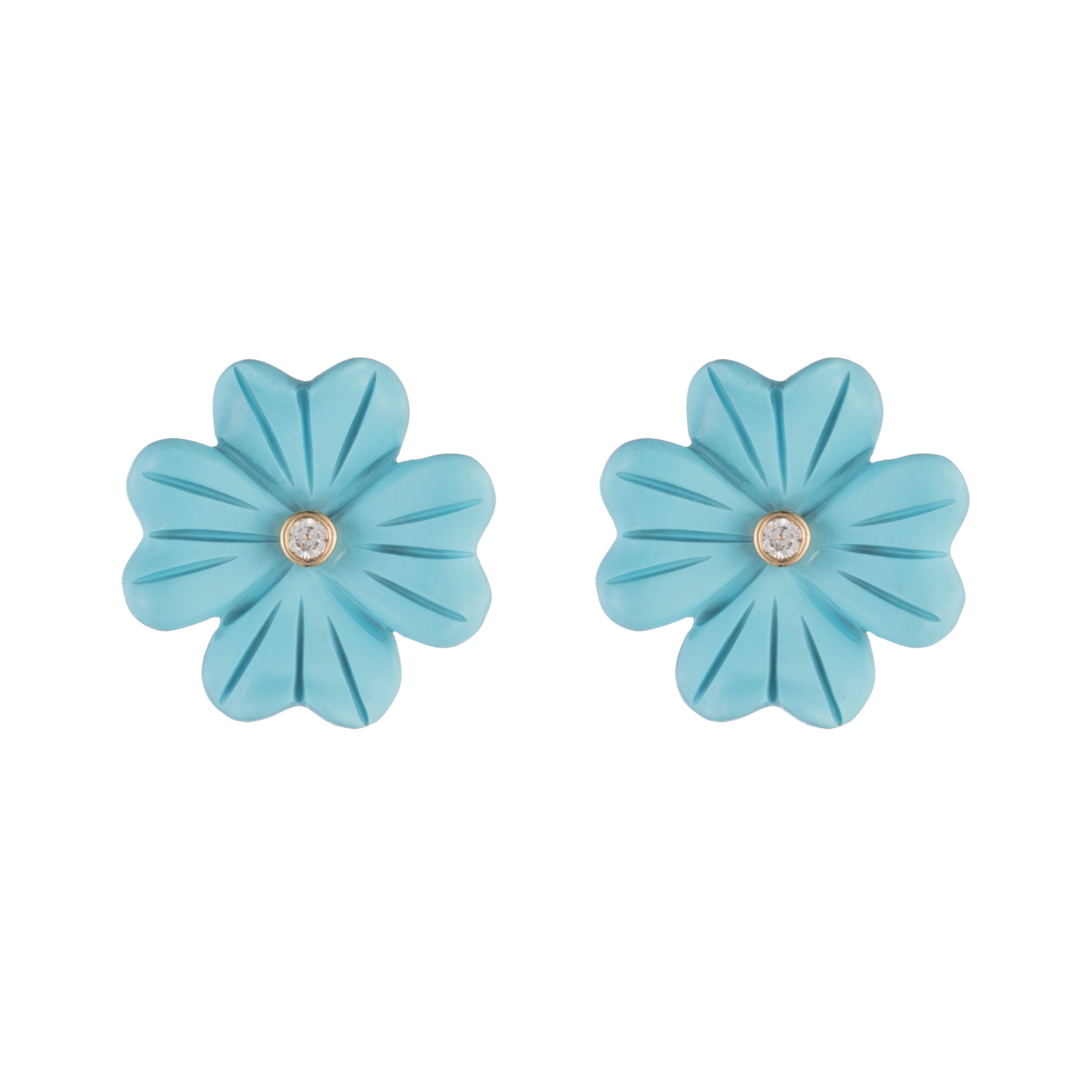 Small Clover Stud Earrings