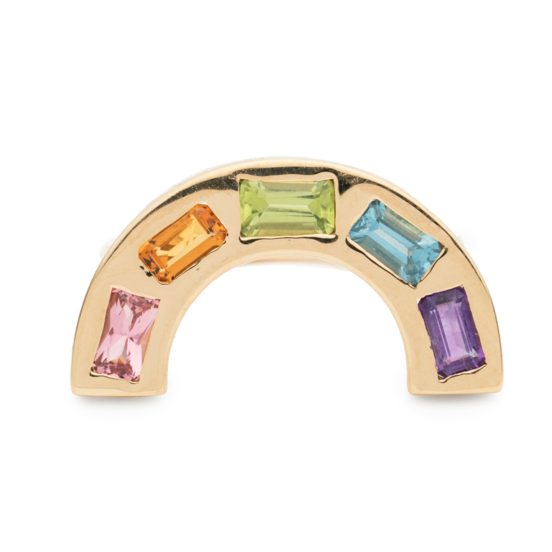 Large Deconstructed Rainbow Ring