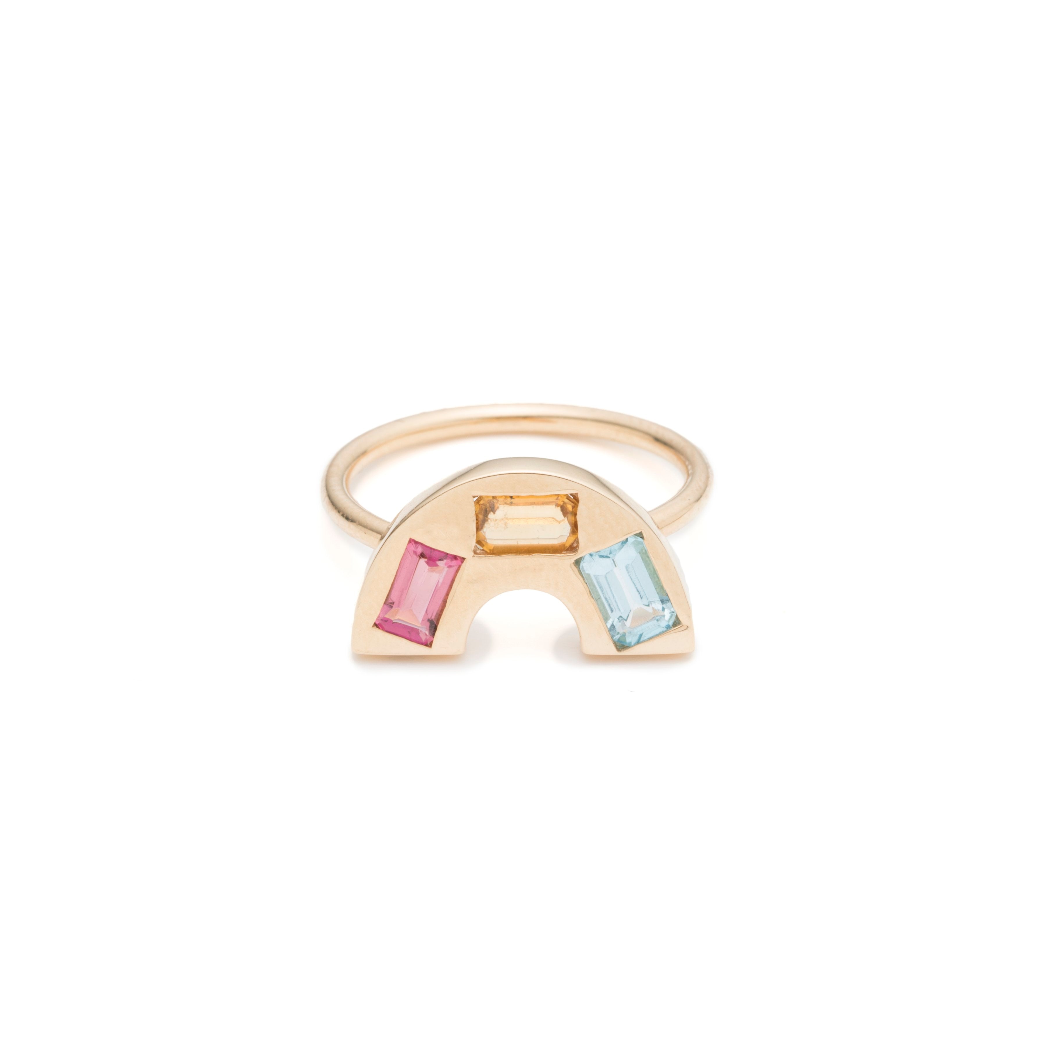 Single Rainbow Band Ring