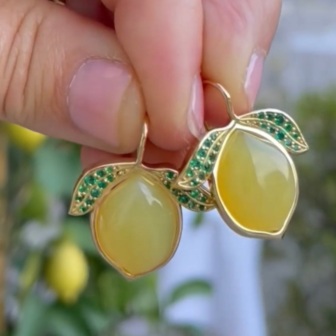 Lemon Earrings
