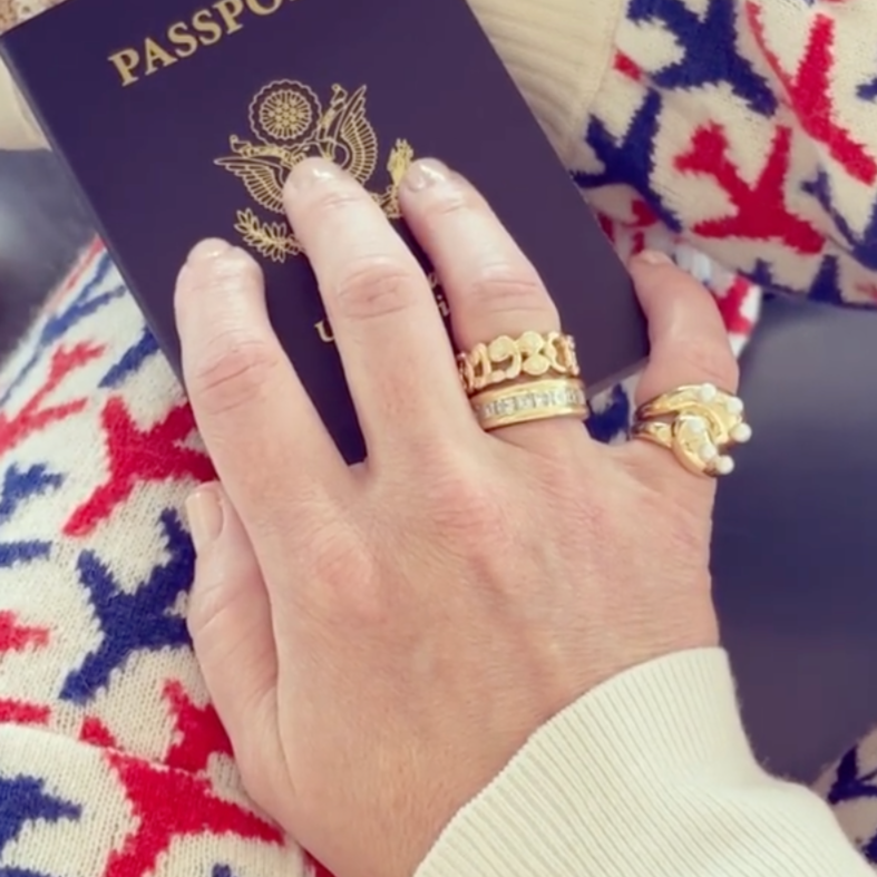 Custom Bubble Number Ring