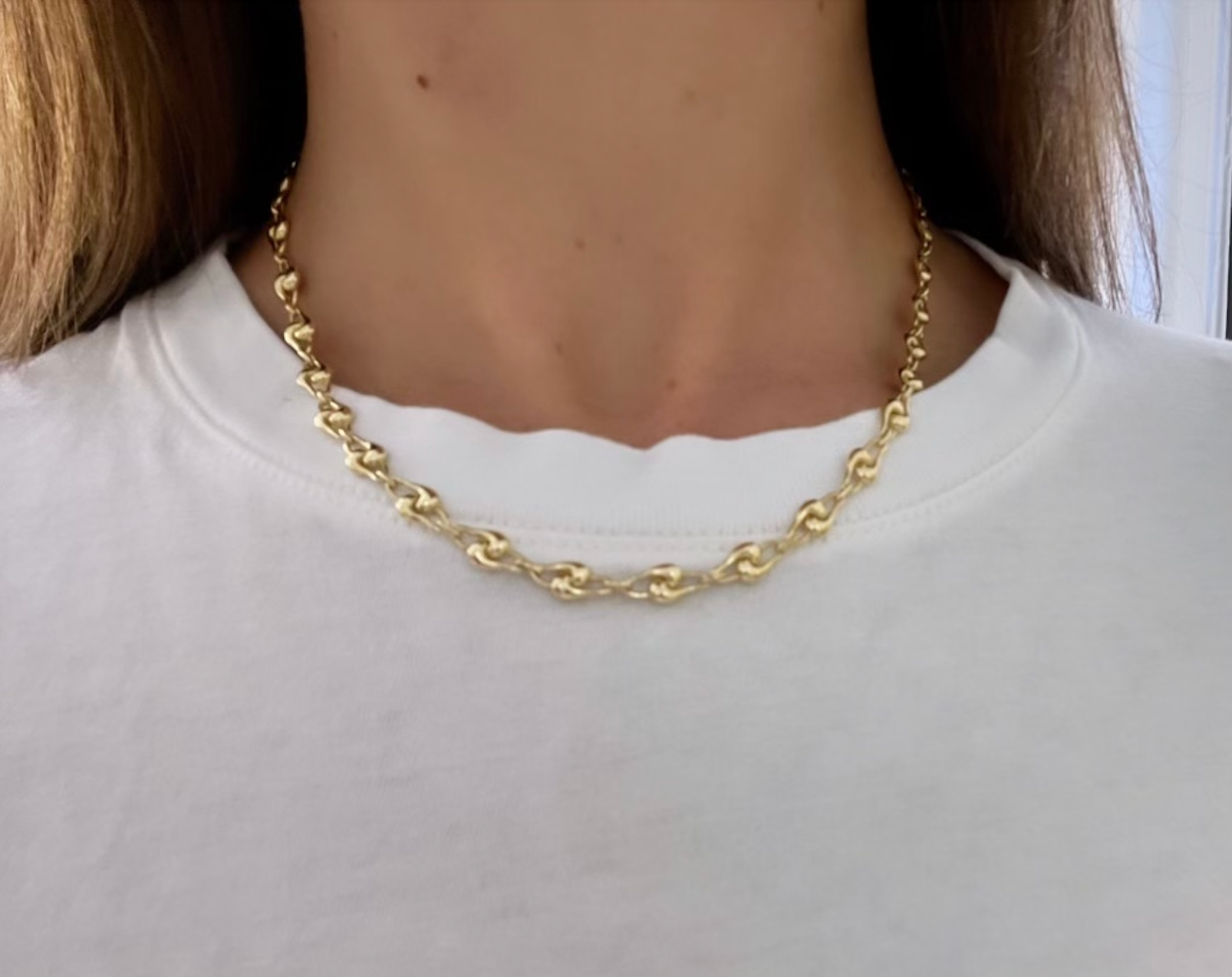 Small 18" Knot Link Necklace