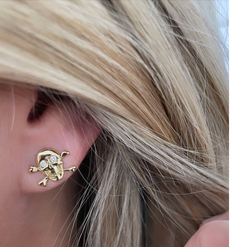 Small Not Today Stud Earrings