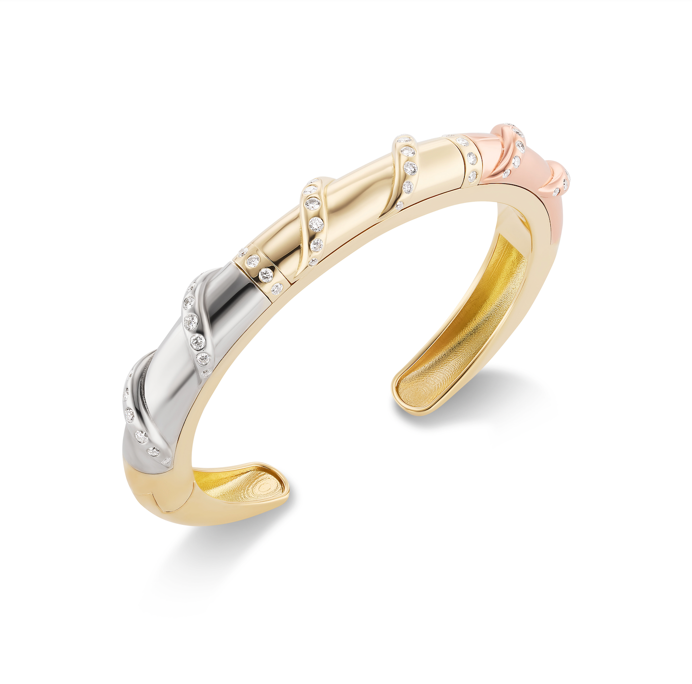 Mixed-Metal Friendship Cuff