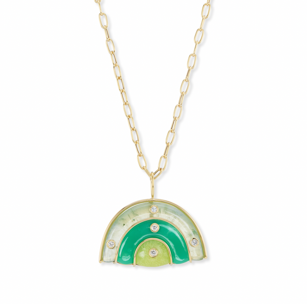 Medium Marianne Necklace on Oval Link Chain