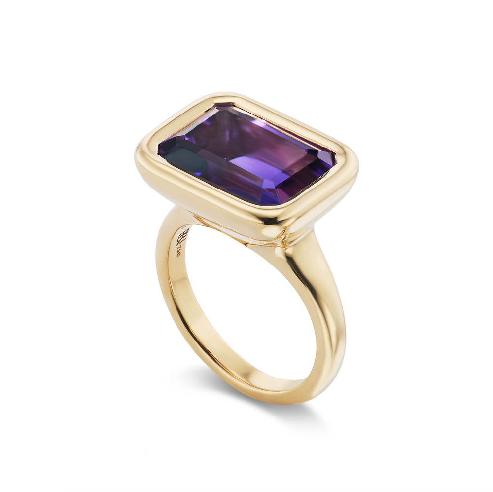 One-of-a-Kind Amethyst Pillow Ring