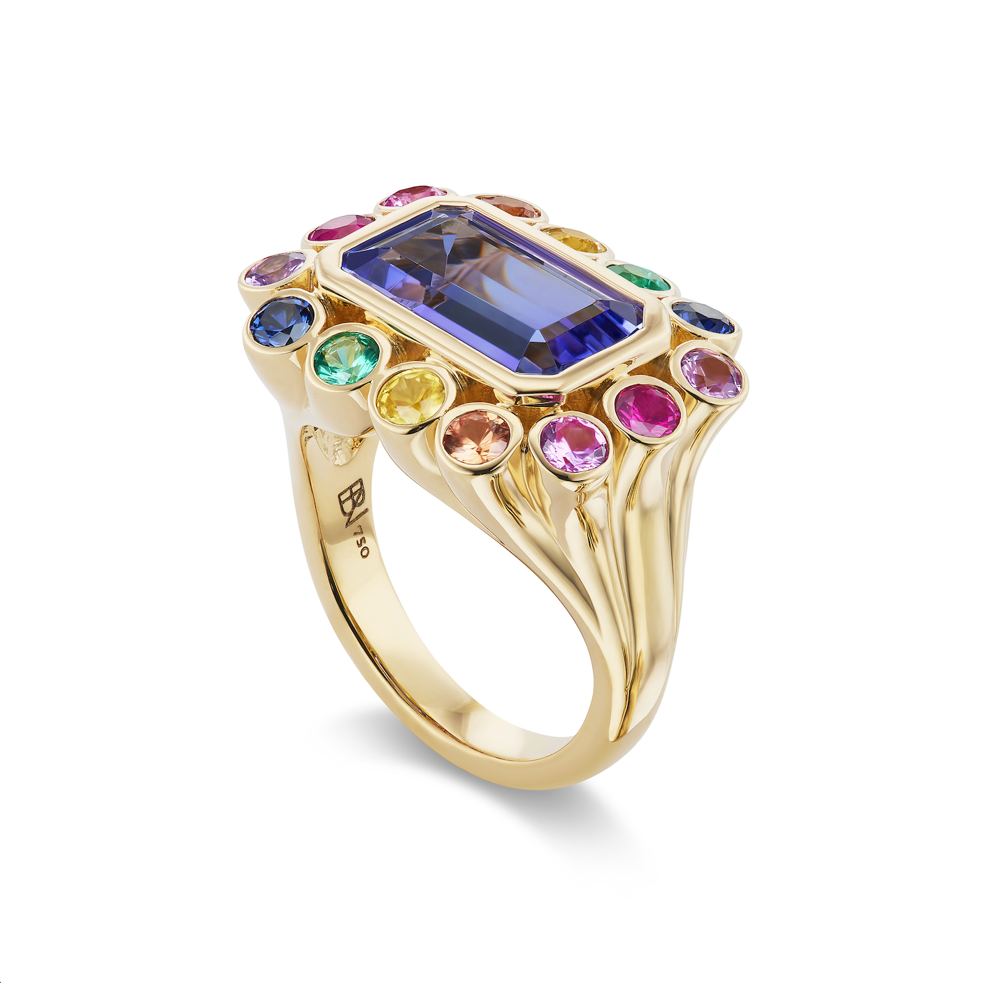 One-of-a-Kind Tanzanite Gypsy Wildflower Ring