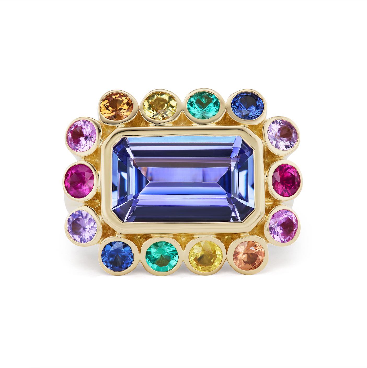 One-of-a-Kind Tanzanite Gypsy Wildflower Ring