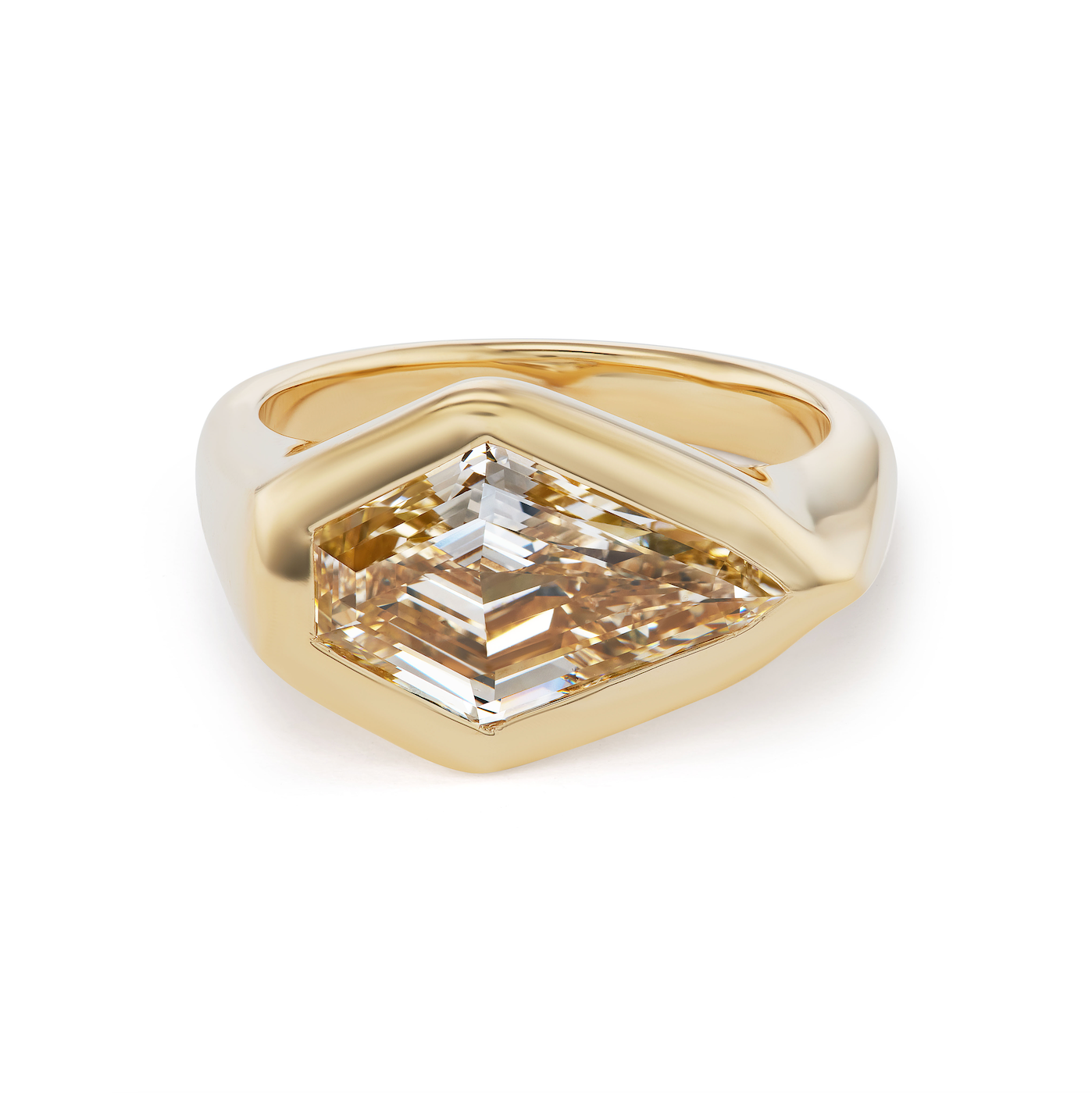 One-of-a-Kind Shield Ring