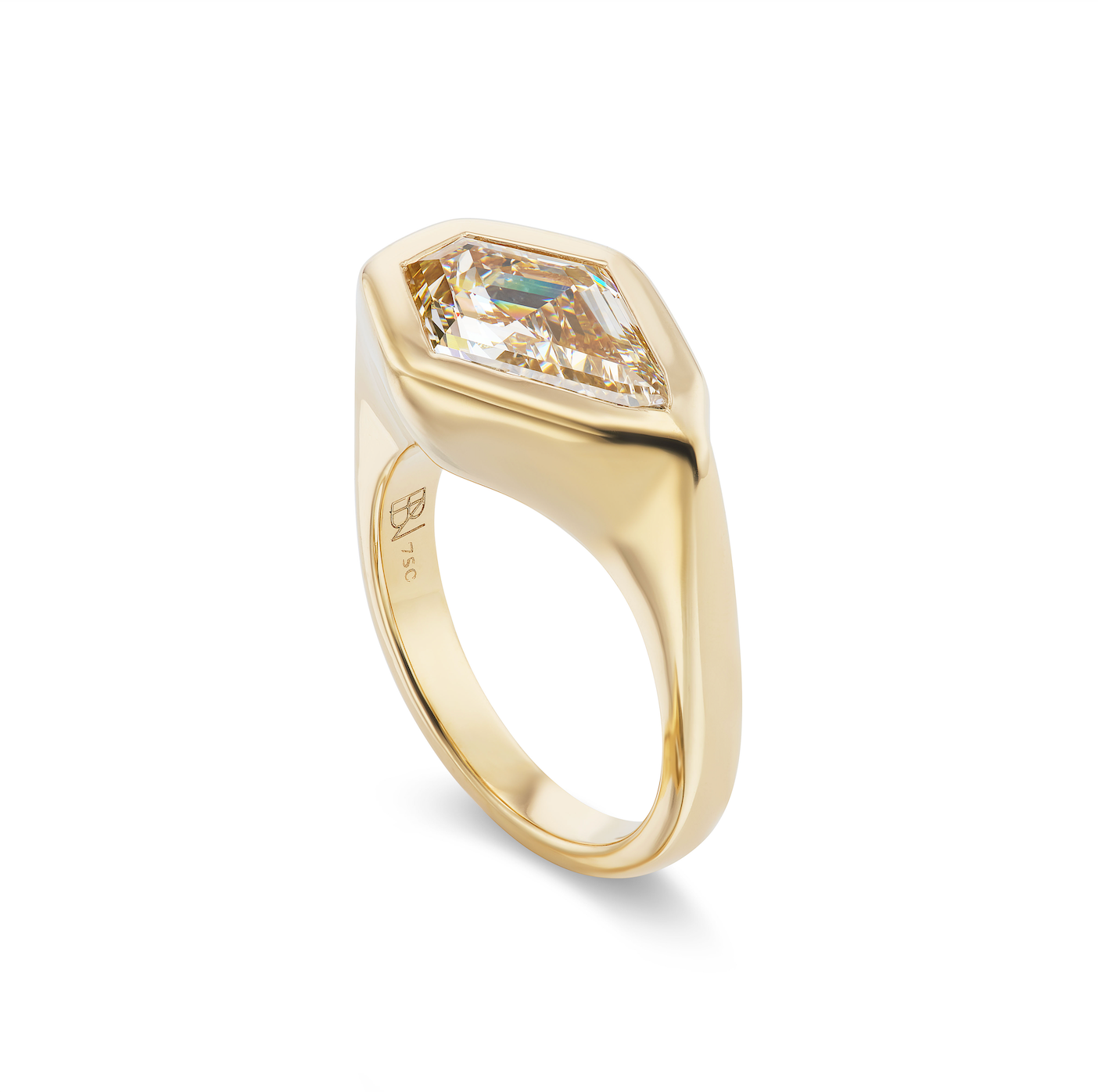 One-of-a-Kind Shield Ring