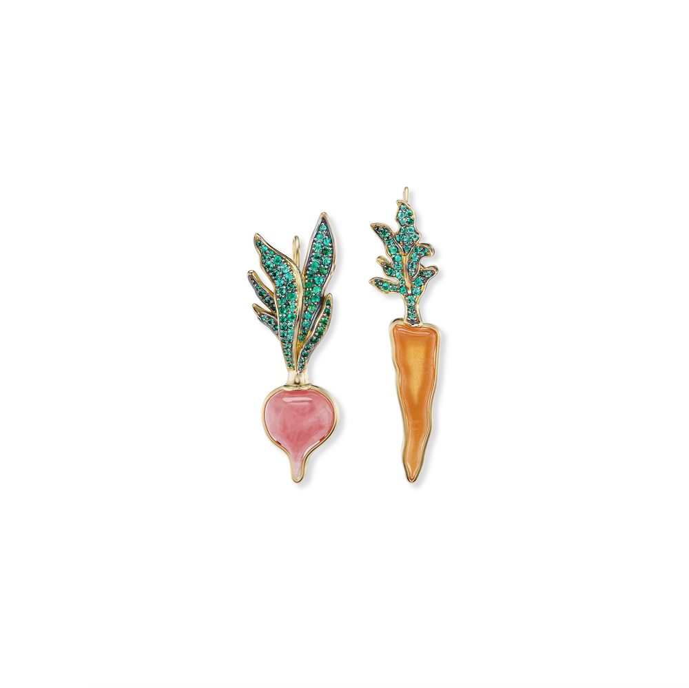 Carrot & Radish Earrings