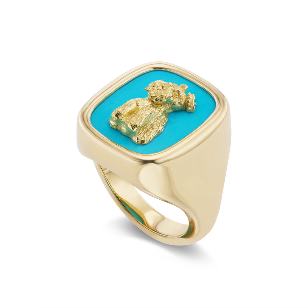 Cairn Terrier Signet Ring