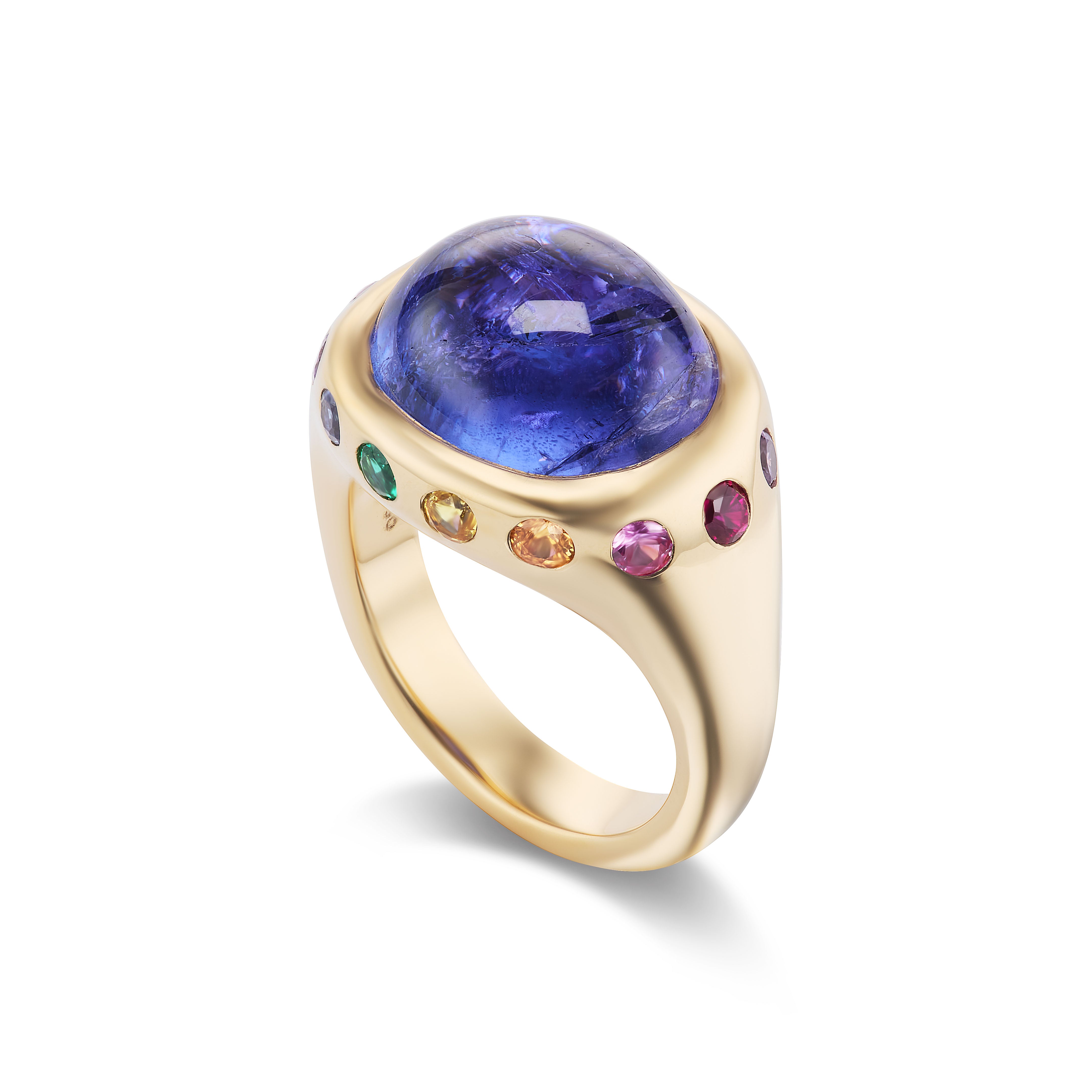 One-of-a-Kind Tanzanite Crown Ring