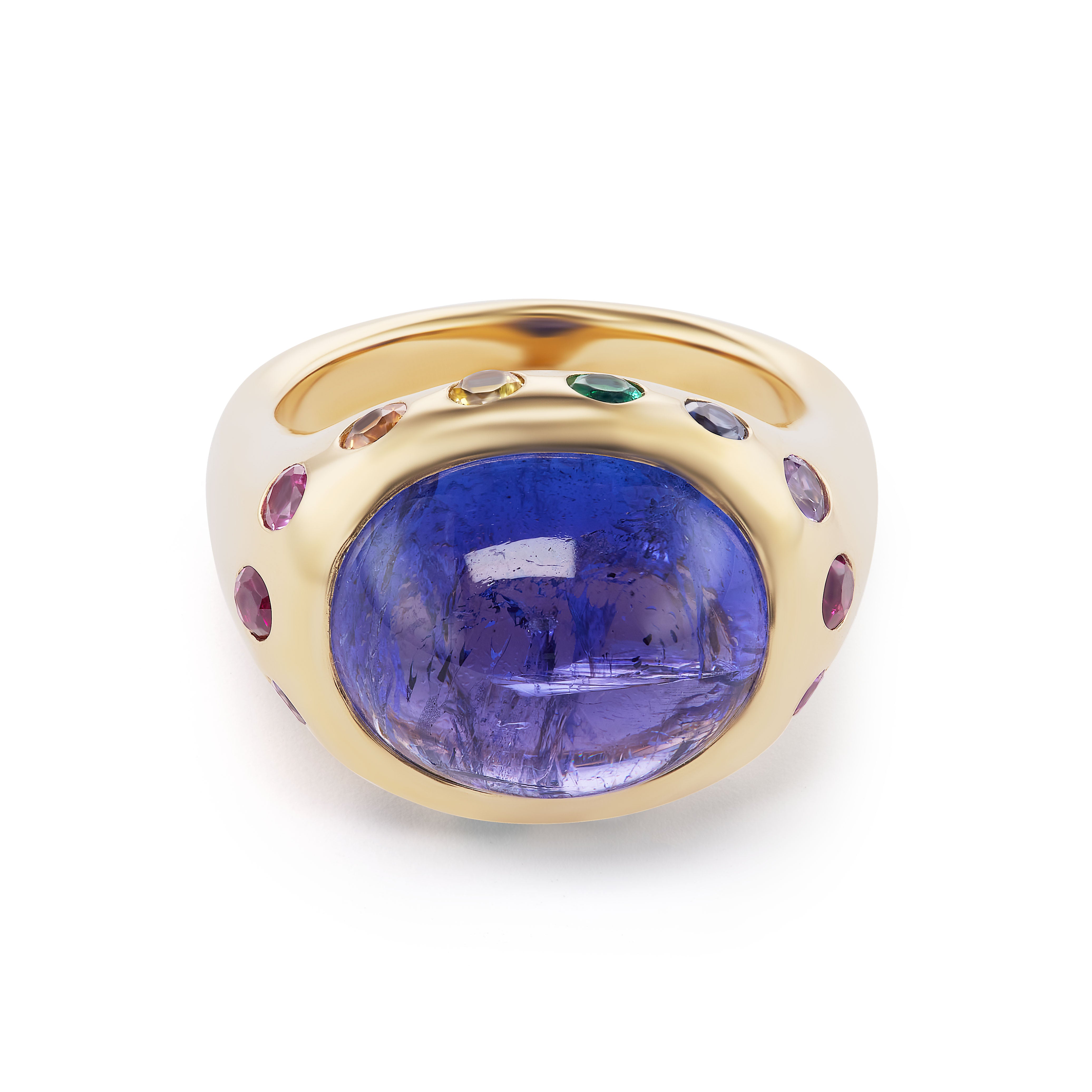 One-of-a-Kind Tanzanite Crown Ring