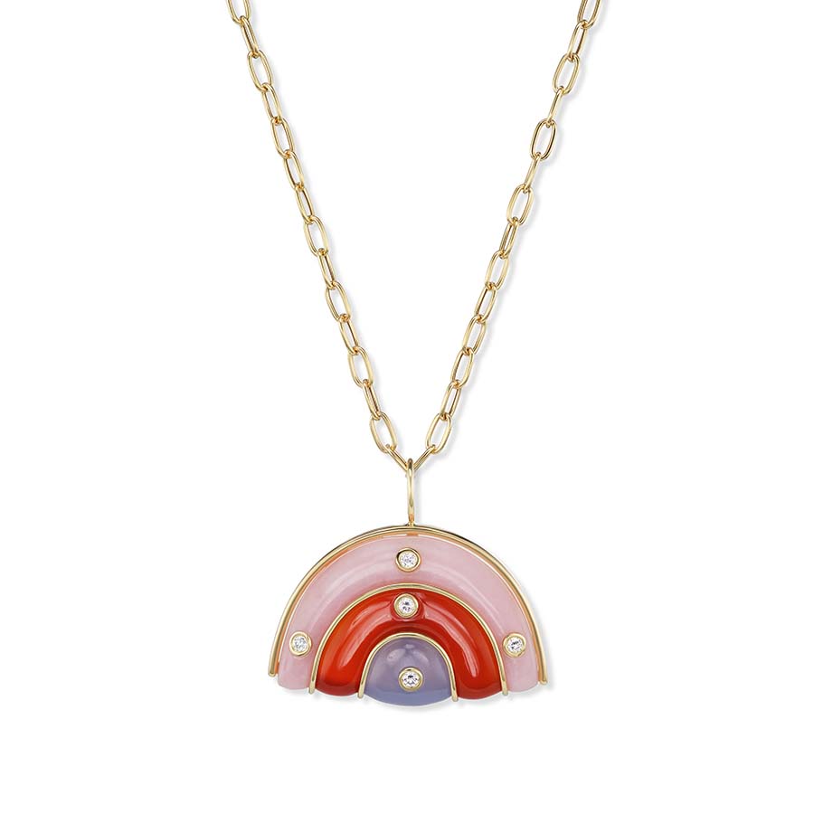 Medium Marianne Necklace on Oval Link Chain