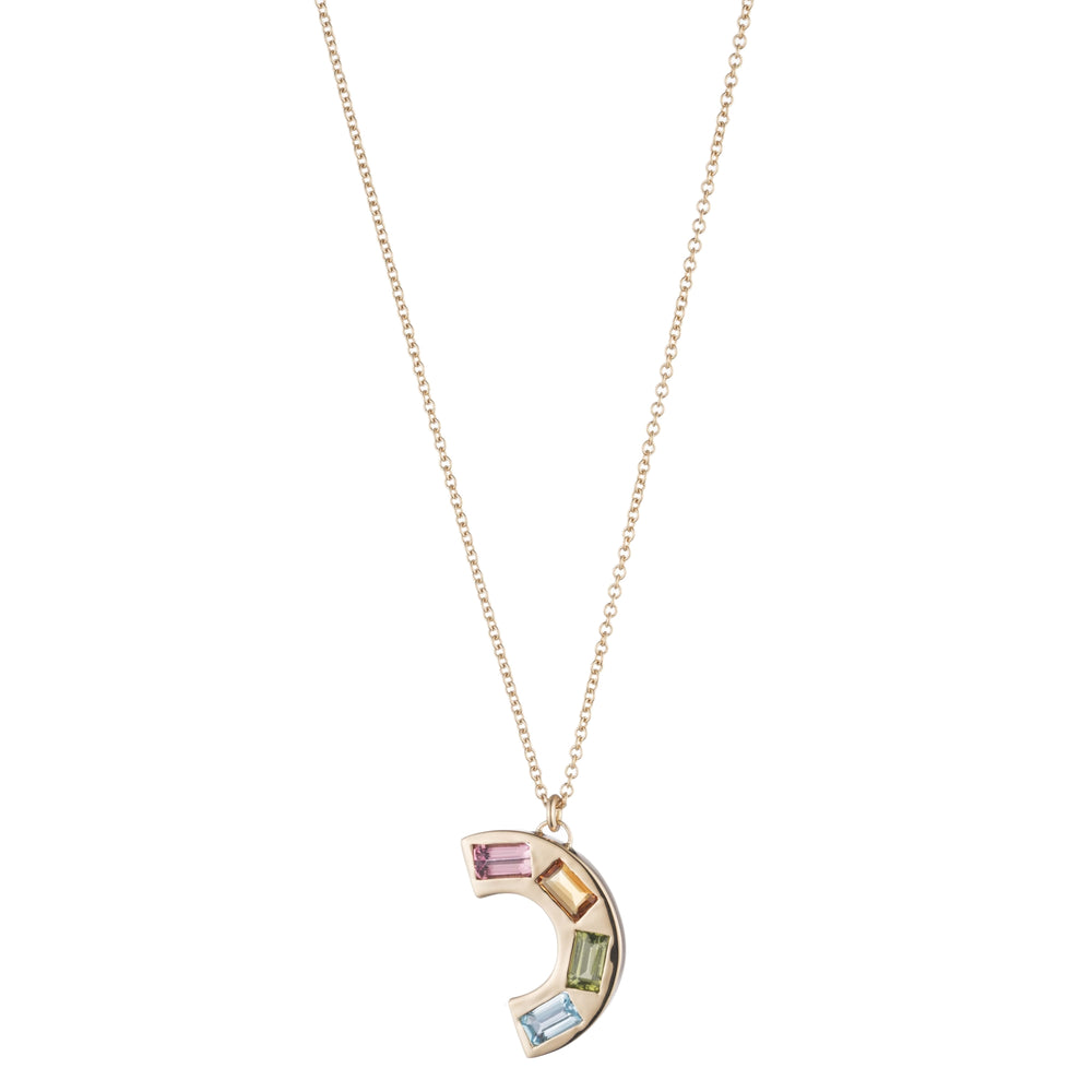 Medium Deconstructed Rainbow Necklace