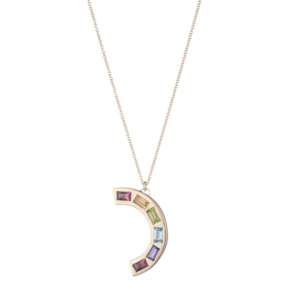 XL Deconstructed Rainbow Necklace
