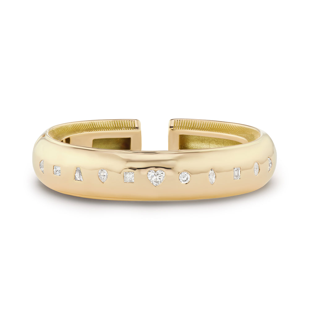 One-of-a-Kind Diamond Gypsy Cuff