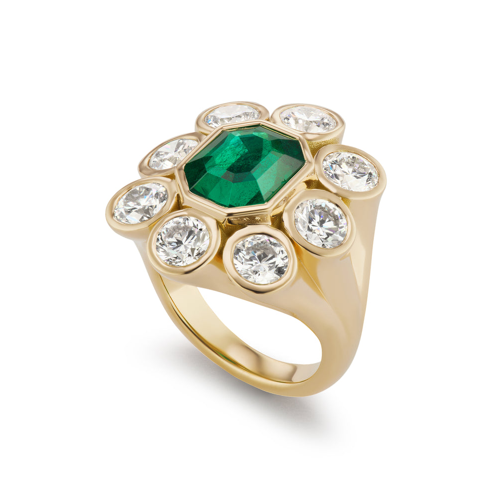 One-of-a-Kind Gypsy Wildflower Ring