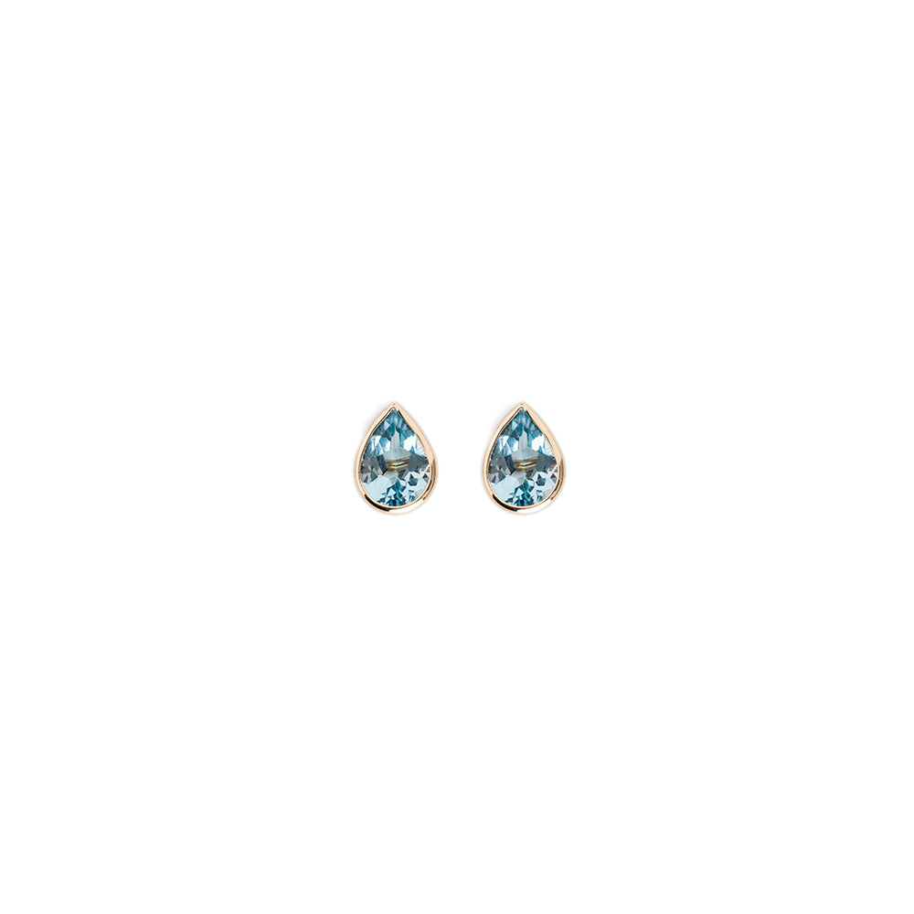 Small Raindrop Stud Earrings