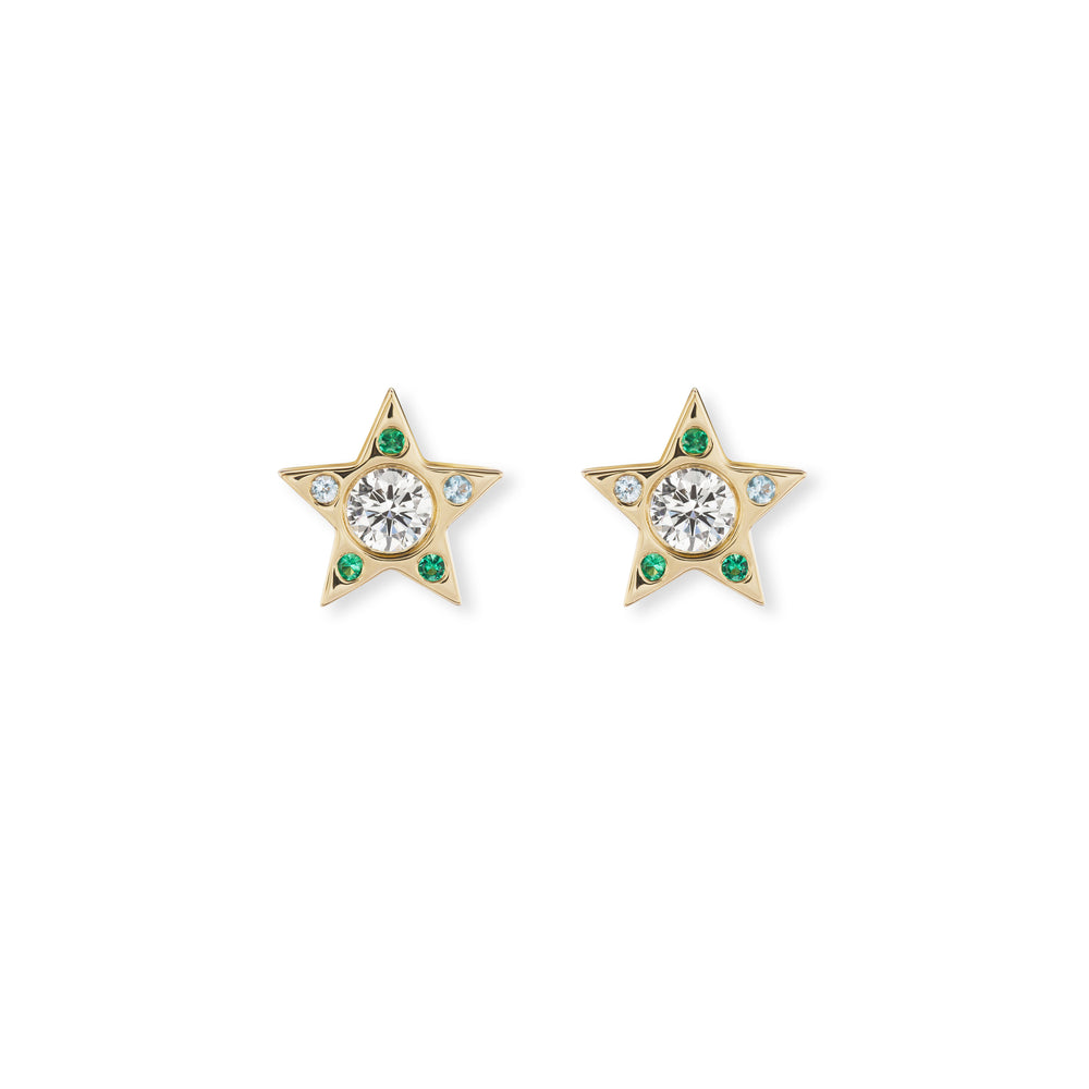Diamond Star Studs