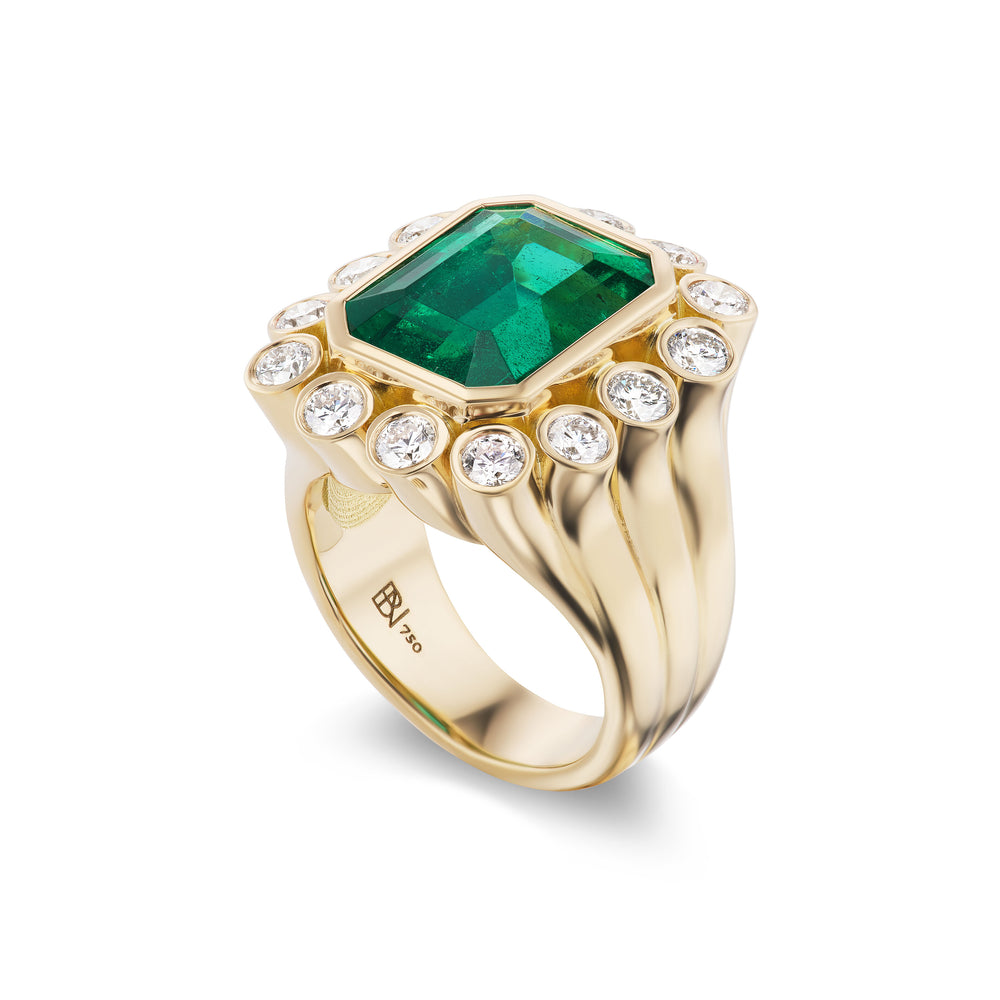 One-of-a-Kind Emerald Gypsy Wildflower