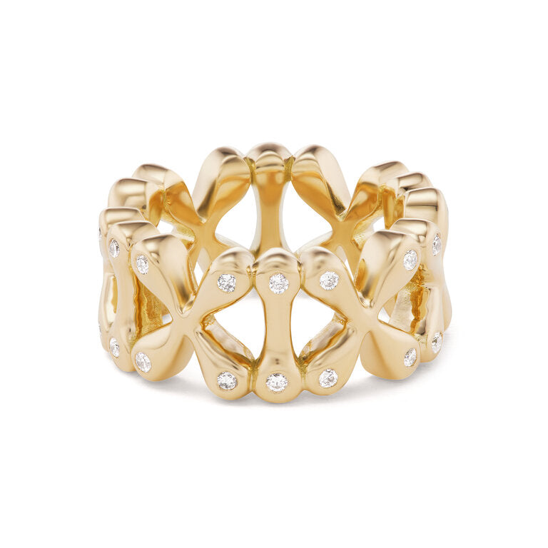 Custom Bubble Roman Numeral Ring