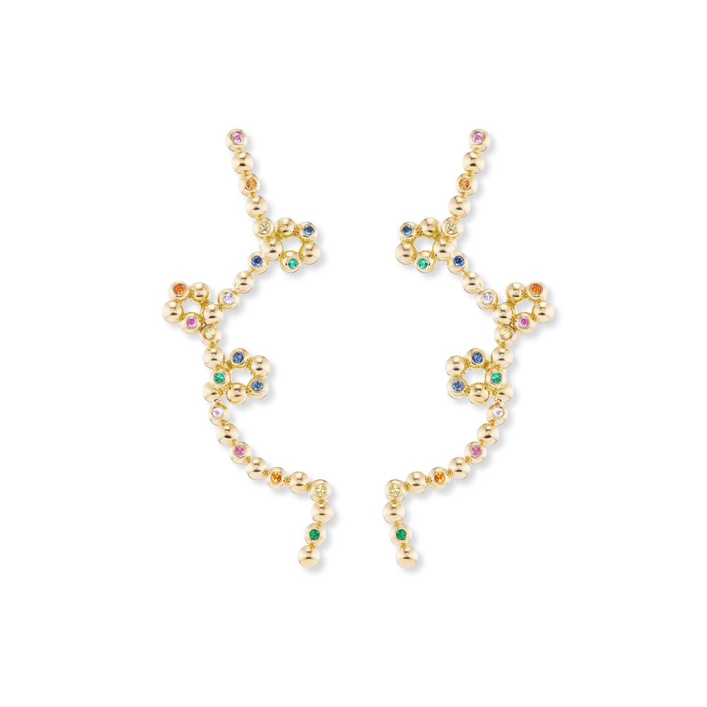 Large Daisy Chain Earrings