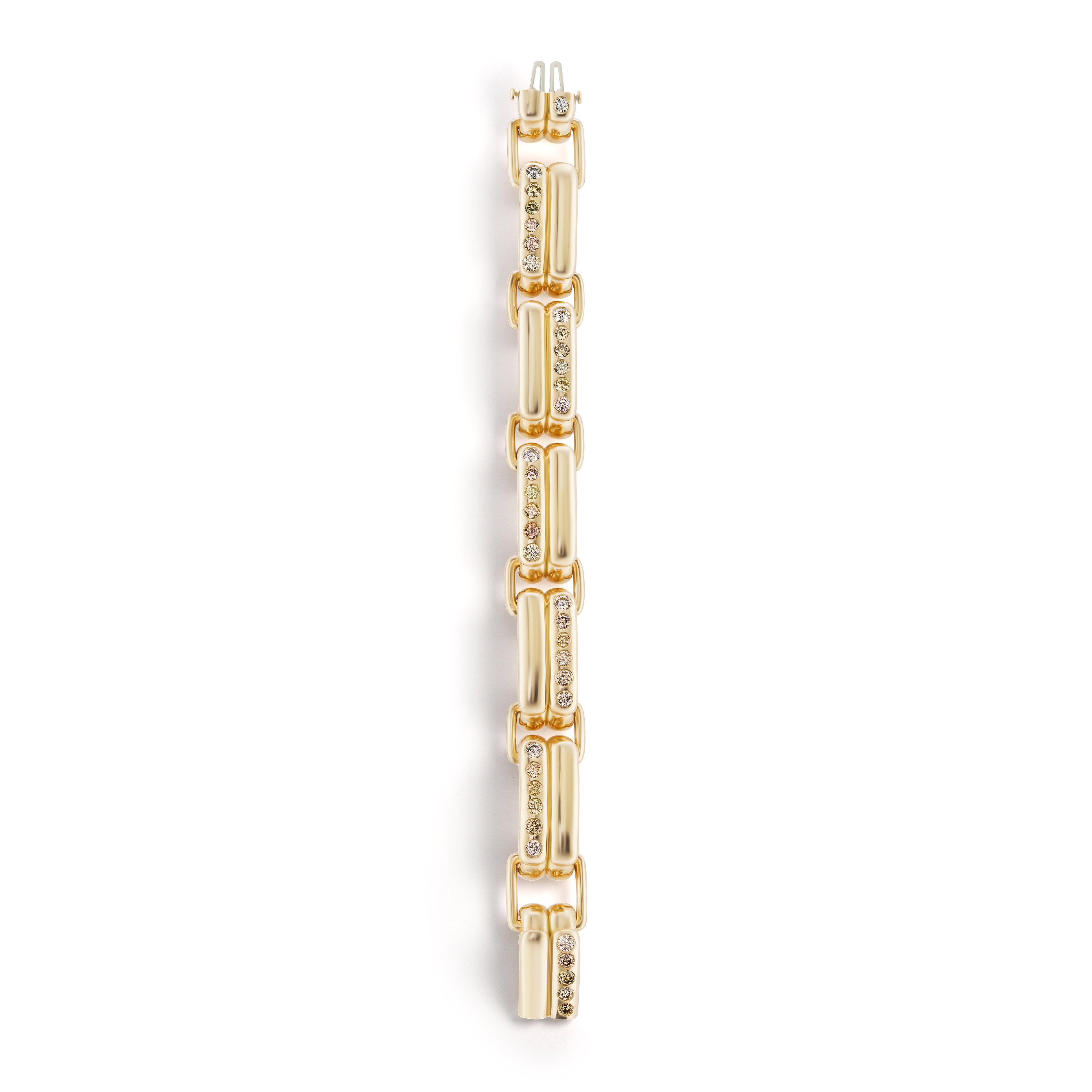 Champagne Diamond Link Bracelet