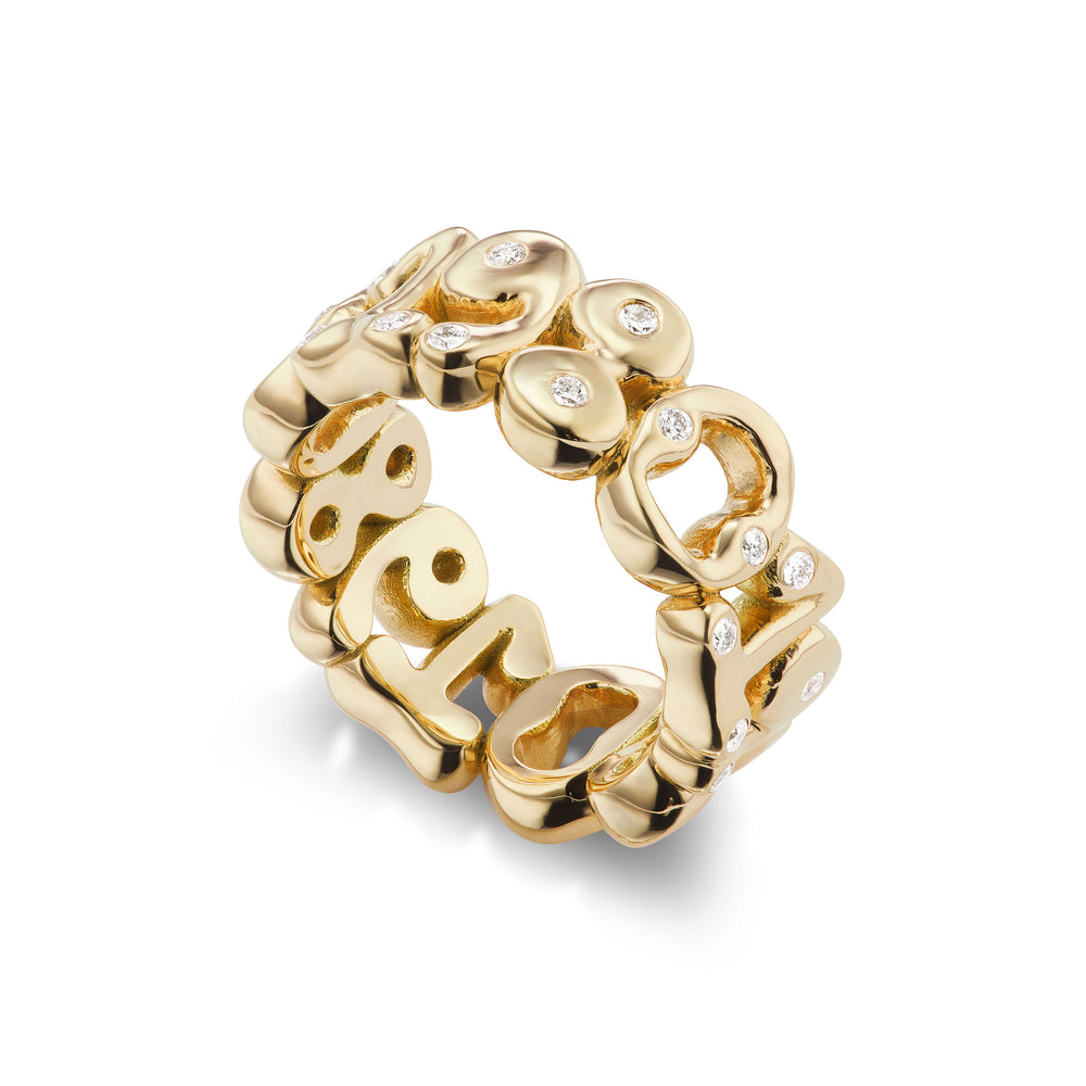 Custom Bubble Number Ring