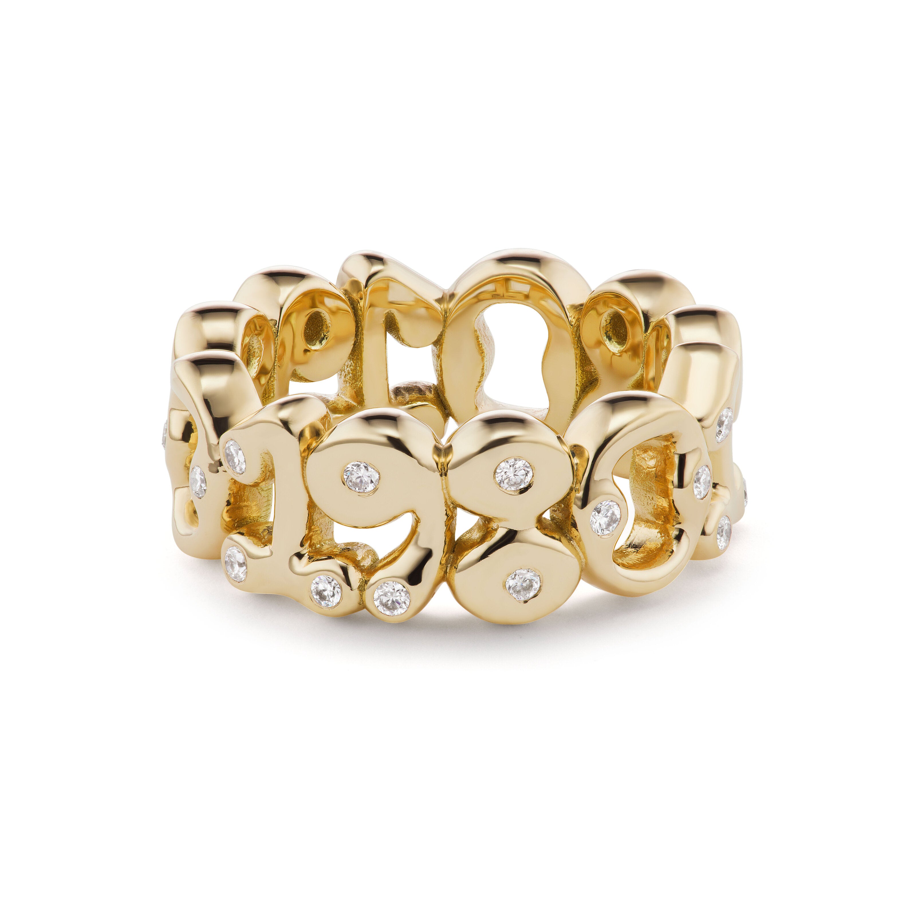 Custom Bubble Number Ring