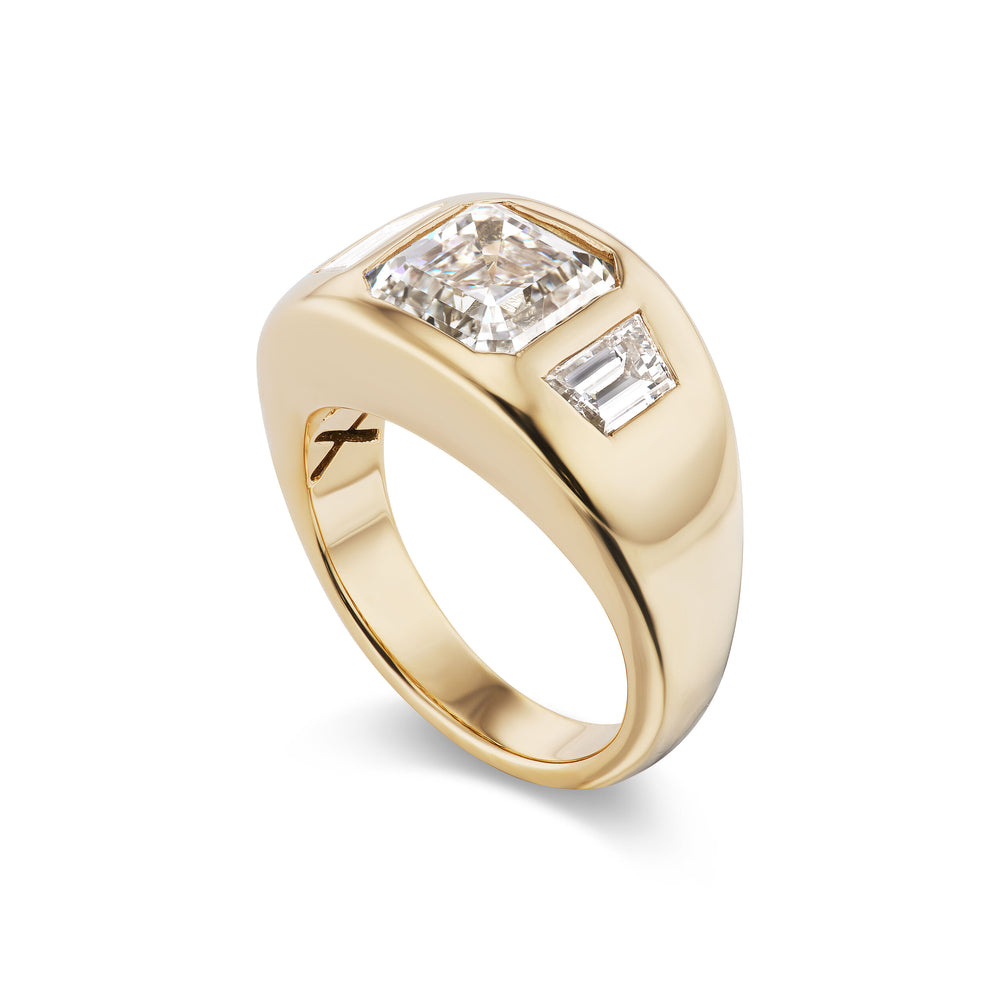All Diamond One-of-a-Kind Gypsy Ring