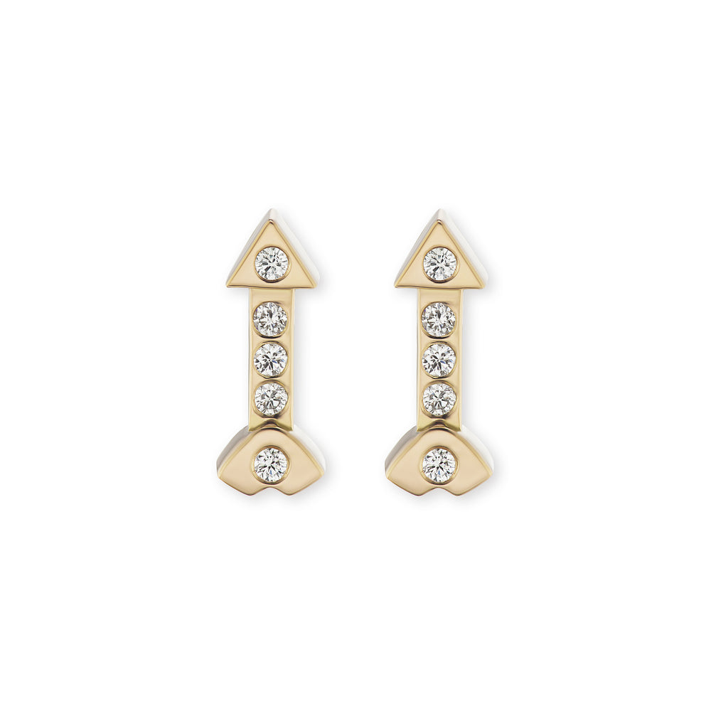 Artemis Studs with Diamonds