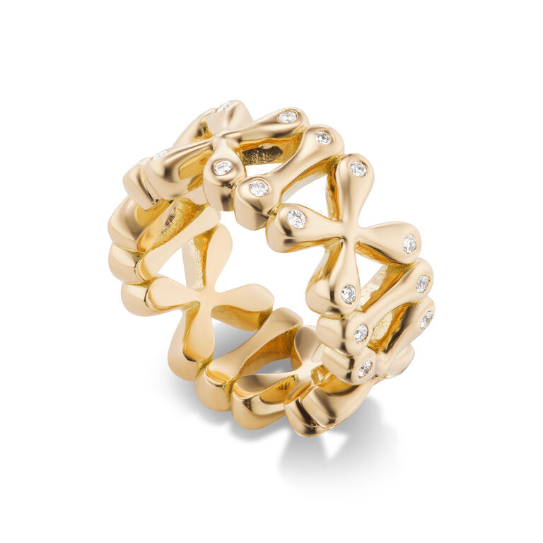 Custom Bubble Roman Numeral Ring