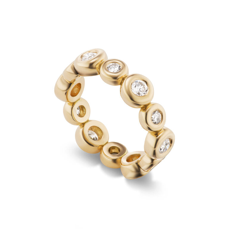 Pillow Band with Diamond Rounds