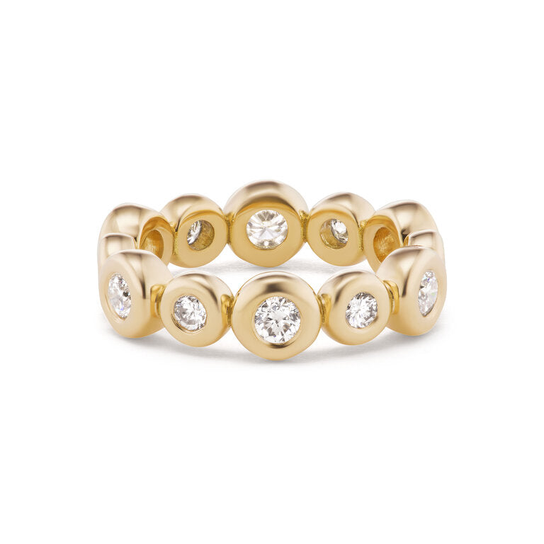 Pillow Band with Diamond Rounds